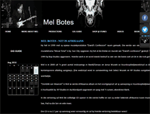 Tablet Screenshot of melbotes.co.za